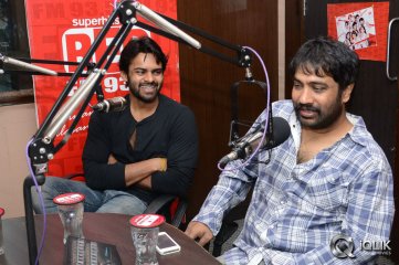 Sai Dharam Tej and YVS Chowdary at Red FM